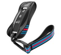 Spigen Coque Clé Porsche [1 Pièce] avec Mousqueton et Sangle | Porte Clef Protection Antichoc pour Cle de Porsche Cayenne 911 Panamera Taycan, Cadeaux Premium pour les Porschistes