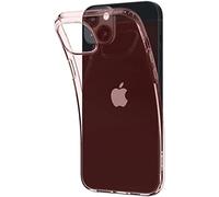 Spigen Coque Crystal Flex pour iPhone 14, Cristal Rose
