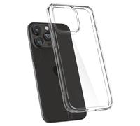 Spigen Coque Crystal Hybrid Transparente pour iPhone 15 Pro