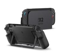 Spigen Coque Dual Grip pour Nintendo Switch 2 | Coque ultra-légère avec grip antidérapant et compatible avec la béquille - Noir