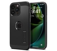Spigen Coque Magnétique pour iPhone 15 Pro Max [Antichoc avec Béquille] Tough Armor MagFit - Noir