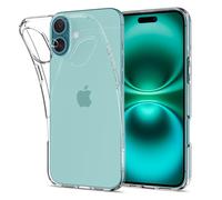 Spigen Coque pour iPhone 16, Liquid Crystal, [Haute Transparence] 6,1 Pouces - Transparent
