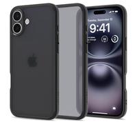 Spigen Coque pour iPhone 16 Plus, Ultra Hybrid, [Semi-Transparent] 6,7 Pouces - Frost Noir