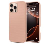 Spigen Coque pour iPhone 16 Pro, Liquid Air, [Surface Antidérapante] 6,3 Pouces - Rose Titane
