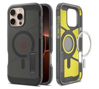 Spigen Coque pour iPhone 16 Pro Max, Tough Armor (AI) MagFit, [Inspiré par l'IA] 6,9 Pouces - Frost Noir