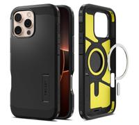 Spigen Coque pour iPhone 16 Pro Max, Tough Armor (AI) MagFit, [Inspiré par l'IA] 6,9 Pouces - Noir