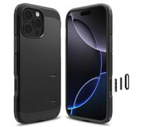 Spigen Coque pour iPhone 16 Pro Max, Tough Armor T (AI) MagFit, [Inspiré par l'IA] 6,9 Pouces - Noir