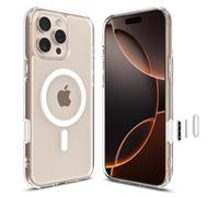 Spigen Coque pour iPhone 16 Pro Max, Ultra Hybrid T MagFit, [Bouton Camera Control] 6,9 Pouces - Blanc