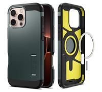 Coque pour iPhone 16 Pro Tough Armor MagSafe - Spigen - Abyss Green
