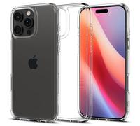 Spigen Coque pour iPhone 16 Pro, Ultra Hybrid, [Anti-jaunissement] 6,3 Pouces - Transparent