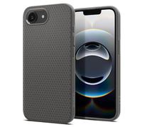 Spigen Coque pour iPhone 16e, Liquid Air, [Surface Antidérapante] - Gris