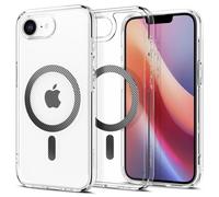 Spigen Coque pour iPhone 16e, Ultra Hybrid MagFit, [Anti-jaunissement] - Fibre de Carbone
