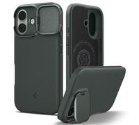 Spigen Coque pour iPhone 17, Optik Armor MagFit, [Protection Caméra] - Vert