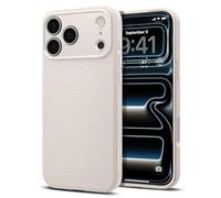 Spigen Coque pour iPhone 17 Pro, Liquid Air, [Édition 2025, Flexible] - Titane Naturel