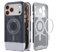 Spigen Coque pour iPhone 17 Pro Max, Classic C1 MagFit, [Version Rétro] - Graphite