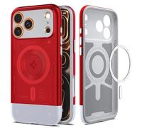 Spigen Coque pour iPhone 17 Pro Max, Classic C1 MagFit, [Version Rétro] - Rubis