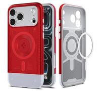 Spigen Coque pour iPhone 17 Pro Max, Classic C1 MagFit, [Version Rétro] - Rubis