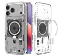 Spigen Coque pour iPhone 17 Pro Max, Ultra Hybrid MagFit, [DuraClear, NeoOne Édition] - Neo One