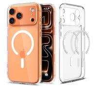 Spigen Coque pour iPhone 17 Pro Max, Ultra Hybrid MagFit, [DuraClear, Qualité Signature Spigen] - Frost Blanc
