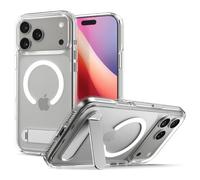 Spigen Coque pour iPhone 17 Pro Max, Ultra Hybrid S MagFit, [2025 Version avec Support 360°, DuraClear] - Blanc
