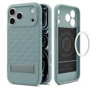 Spigen Coque pour iPhone 17 Pro, Parallax S MagFit, [Nouvelle Génération, 3D Pattern] - Vert Sauge