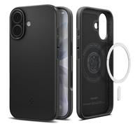 Spigen Coque pour iPhone 17, Thin Fit MagFit, [Ultra Mince, Test de Chute Niveau Militaire] - Noir