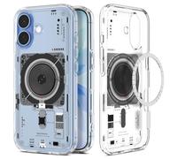 Spigen Coque pour iPhone 17, Ultra Hybrid MagFit, [DuraClear, NeoOne Édition] - Neo One
