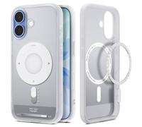 Spigen Coque pour iPhone 17, Ultra Hybrid MagFit, [DuraClear, Qualité Signature Argent Classique