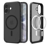 Spigen Coque pour iPhone 17, Ultra Hybrid MagFit, [DuraClear, Qualité Signature Spigen] - Frost Noir