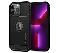 Spigen Coque Rugged Armor Compatible avec iPhone 13 Pro, Noir Mat