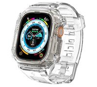 Spigen Coque Rugged Armor Pro Bracelet avec étui pour Apple Watch Ultra 49 mm (Transparent)) - 8809811868807