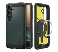 Spigen Coque Tough Armor MagSafe Samsung Galaxy S26 Plus Abyss Green