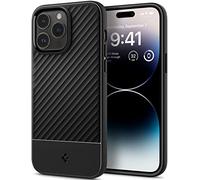 Coque iPhone 14 Pro Max Résistante Effet Strié Relief Core Armor Noir
