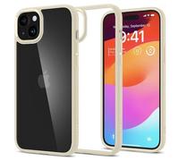 Spigen Crystal Hybrid coque pour téléphone 6.7" Housse Beige et Transparent pour Apple iPhone 15 Plus