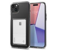 Spigen Coque Crystal Slot conçue pour iPhone 15 Plus (2023) - Cristal Transparent
