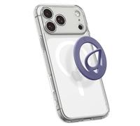 Spigen Dual Pop MagFit Anneau MagSafe [3mm Ultra Slim] Aimant Double Face | Accessoire Magnétique, iPhone Duo 18 Pro Max 17 16 15 14 13 12 Pixel 11 10 et Coque MagSafe/Pixelsnap pour Samsung - Violet