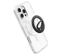 Spigen Dual Pop MagFit Anneau Téléphone Magnétique MagSafe [Silicone Léger], Compatible avec Accessoire MagSafe, iPhone 17 16 15 14 13 et Coque MagSafe pour Samsung S25, Pixelsnap pour Pixel 10 - Noir