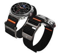 Spigen Dura Pro Flex Bracelet Compatible avec Samsung Galaxy Watch 8 44mm/40mm, 8 Classic 46mm (2025) - Noir