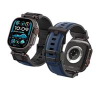 Spigen DuraPro Armor Bracelet en métal durable Compatible avec Apple Watch Ultra 3/2/1 49mm, Series 11/10 46mm, Series 9/8/7 45mm, 44mm - Bleu Marine