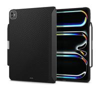 Spigen Enzo Aramid Case Compatible avec iPad Pro 11 Pouces 5ème Génération M4 (2024) [Rangement de Stylo] - Noir