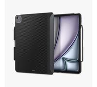 Spigen Enzo Aramid Coque Compatible avec iPad Air 13 Pouces 7e/6e Génération M3 (2025), M2 (2024) [Rangement de Stylo] - Noir