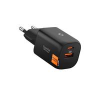 Spigen Essential Chargeur USB-C 35W 2 Ports GaN, PD3.0, PPS, QC3.0, Compact, Charge Rapide pour iPhone 17/16/15/14 Pro Max, Air, Galaxy S25/S24/S23 Ultra, iPad, MacBook, Pixel - Noir