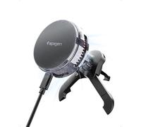 Spigen Essential Cryomax MagFit Qi2.2 25W Chargeur MagSafe Voiture avec Refroidissement, Charge Rapide, Support Téléphone Voiture MagSafe pour Grille d’Aération, Compatible avec iPhone 17 16 15 14 13