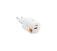 Spigen Essential GaN 35W 2 Ports Chargeur Secteur USB-C Rapide - Blanc | Chargeur rapide PPS PD 3.0, compatible iPhone 18/17/16 Pro Max, Galaxy S26/S25 Ultra, Z Fold/Flip 8 Ultra, Pixel 11/10
