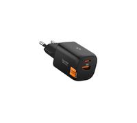 Spigen Essential GaN 35W 2 Ports Chargeur Secteur USB-C Rapide - Noir | Chargeur rapide PPS PD 3.0, compatible iPhone 18/17/16 Pro Max, Galaxy S26/S25 Ultra, Z Fold/Flip 8 Ultra, Pixel 11/10