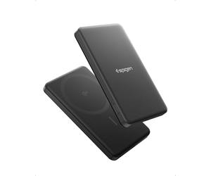Spigen Essential Qi2 Batterie Externe sans-Fil 5.000mAh 22,5W Chargeur Portable Power Bank pour iPhone 17/16/15/14/13/12 Pro Max Air Plus - Noir