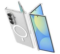 Spigen Étui Air Skin Zero MagFit pour Galaxy Z Fold 8 Ultra, blanc | Pas de protection avant, protection des charnières en TPU, protection des charnières à pois pour une adhérence supplémentaire