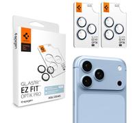Spigen EZ Fit Optik Pro Protection Camera [2P]pour iPhone 18 Pro Max/18 Pro | Glacier, Installation facile, Dureté 9H, Découpes de précision, Résistant aux rayures, Protection caméra