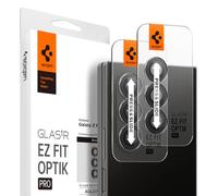 Spigen EZ Fit Optik Pro Protection Camera [2P] pour Samsung Galaxy Z Fold6 | Noir, Installation facile, Dureté 9H, Découpes de précision, Résistant aux rayures, Protection caméra