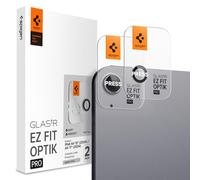 Spigen EZ Fit Optik Pro Protection Camera [Lot de 2] pour iPad Air 13"/11" | (M4 2026/M3 2025/M2 2024), Installation facile, Dureté 9H, Découpes de précision, Résistant aux rayures, Protection caméra